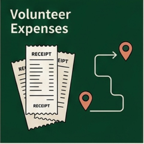 Hours ledger with work, training, and volunteer activity rows